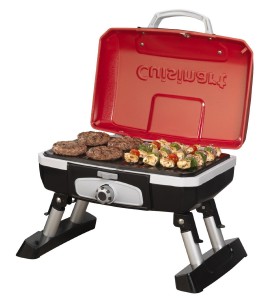 Cuisinart Petit Gourmet Portable Gas Grill open