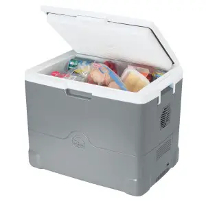 Igloo Cool Chill Thermoelectric Cooler (Mercury:White, 40-Quart)